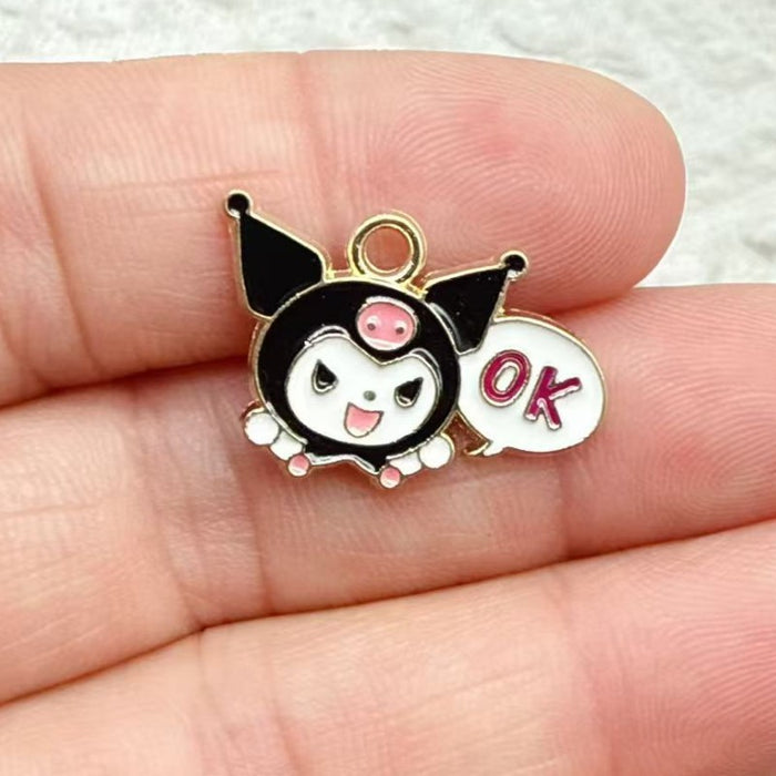 Wholesale 10pcs DIY jewelry accessories,  alloy pendants,  bracelet charms