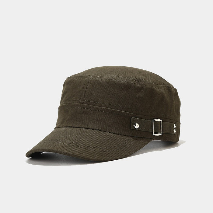 Wholesale Flat Top Military Hats Cotton Casual Fashionhats JDC-FH-LvY017