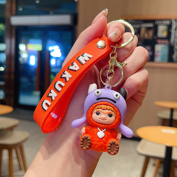 Wholesale Cartoon Anime Soft PVC Keychain for Car and Bag