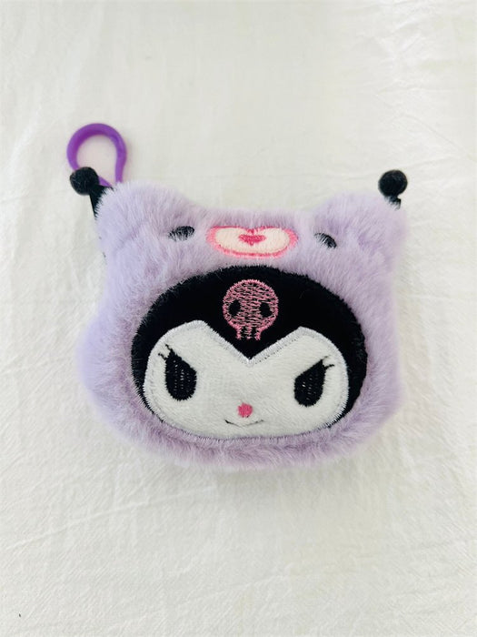 Wholesale Cute purple cartoon plush wallet