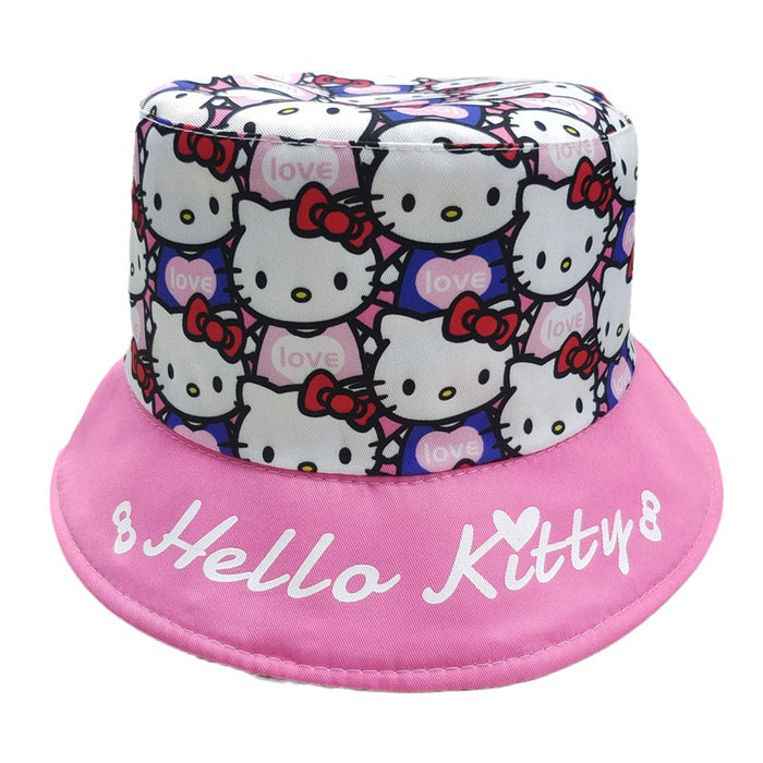 Wholesale Fisherman's hat, cute cartoon basin hat, double-sided sun protection and sunshade hat, bucket hat
