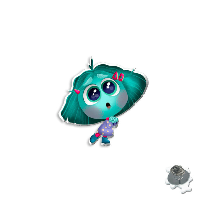 Wholesale brooch acrylic animation cute resin collar pin