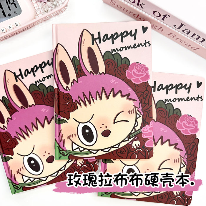 Wholesale 5pcs Notebook Color Page Hand Ledger Diary Cute Hard Shell Cartoon Book