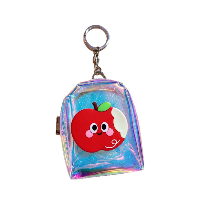 Wholesale Cartoon Fruit PVC Coin Purse Fashion Backpack Wallet