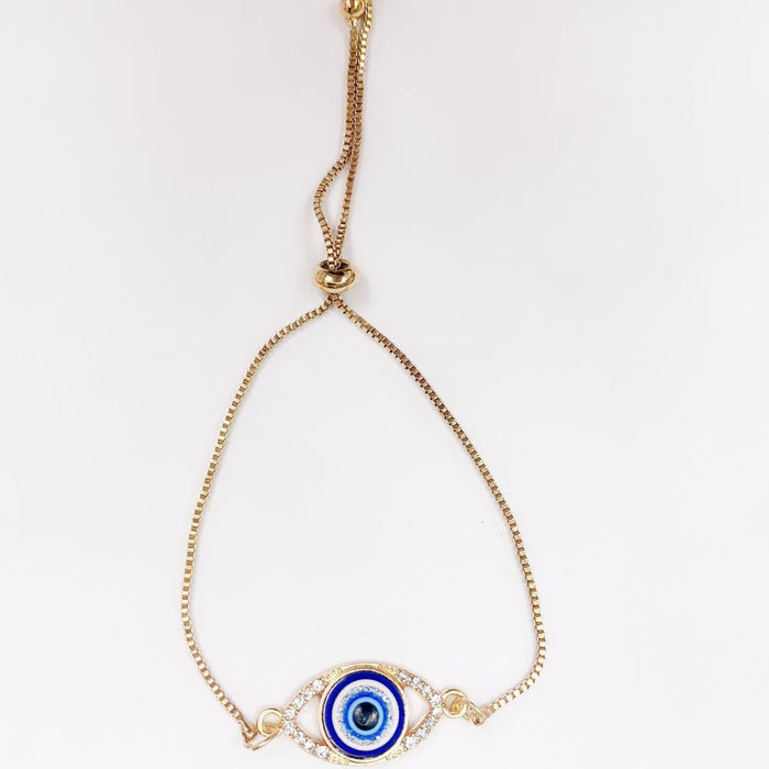 Wholesale Devil' s Eye Drill Adjustable Chain Bracelet
