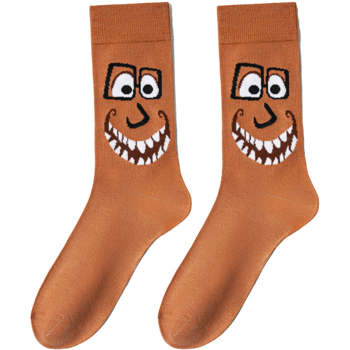 Wholesale Cartoon socks,  mid-calf anime socks,  casual versatile