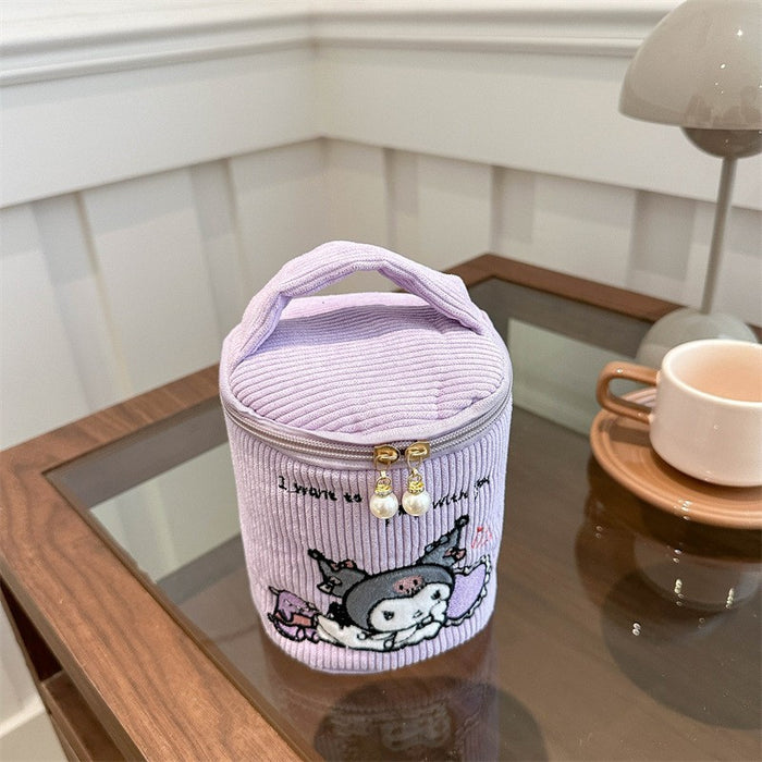 Wholesale Cute plush  bucket bag cartoon girl portable small bag