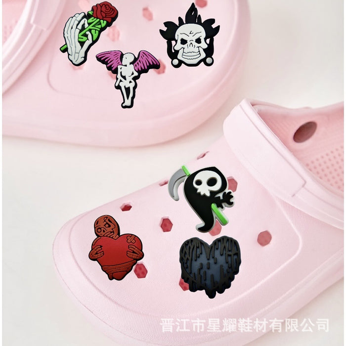 Wholesale 20 series shoe flower shoe buckle detachable hole shoe accessory