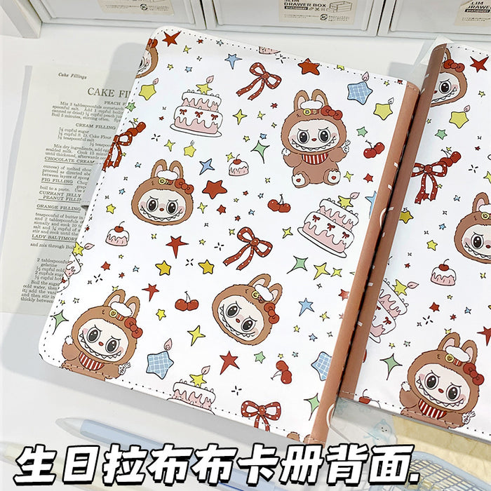 Wholesale 5pcs Loose-leaf card book cute cartoon notebook photo collection book detachable