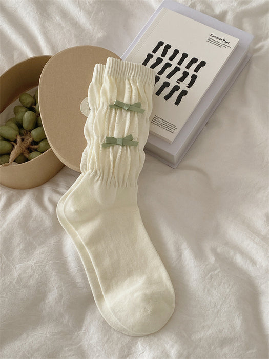 Wholesale Bow socks, mid length socks, long socks, pile socks