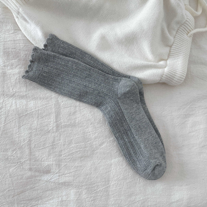 Wholesale Socks, Knitted Socks, Middle Socks, Cotton Stacked Socks