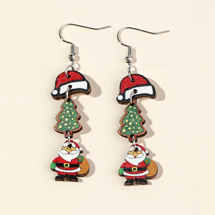 Wholesale Christmas Tree  Socks Earrings
