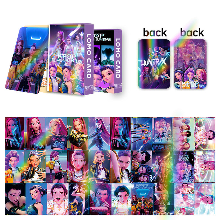 Wholesale 60pcs Laser Flash Cards, Kpop Double-Sided Anime Periphery,  Photo Cards,  Collectible Cards