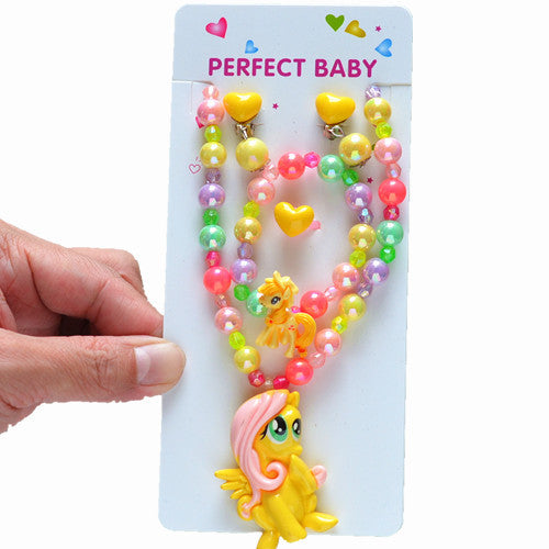 Wholesale Children' s Cartoon Cute Beaded Necklace