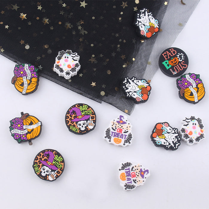 Wholesale Halloween Silicone Cartoon Focal Beads JDC-BDS-JZC010