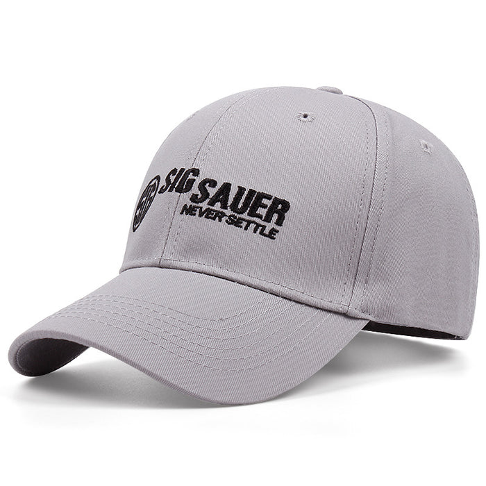 Wholesale Grey Breathable Cotton Baseball Cap Summer Dome Curved Brim MOQ:2