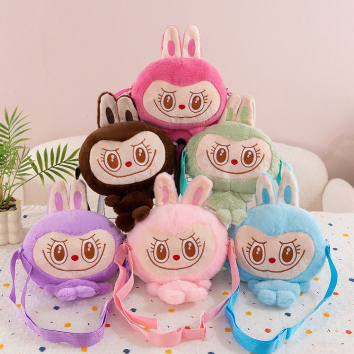 Wholesale Plush Bag Cartoon Children' s Coin Purse  Cute Bunny Doll Crossbody Shoulder Bag