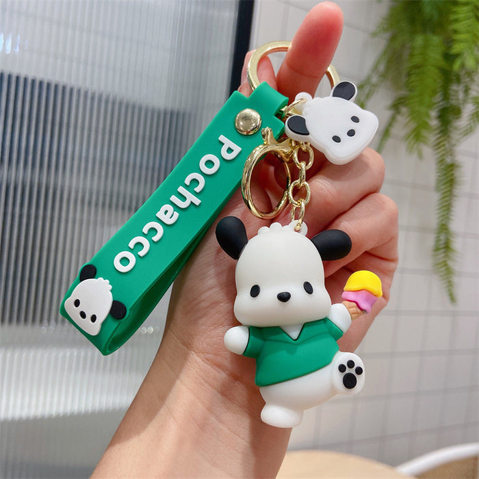 Wholesale Fashion keychain cartoon dog doll car key pendant cute