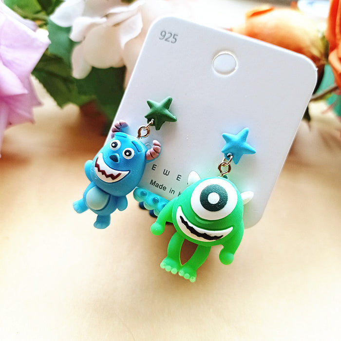 Wholesale Cute Cartoon Resin Earrings JDC-ES-Xiaox001