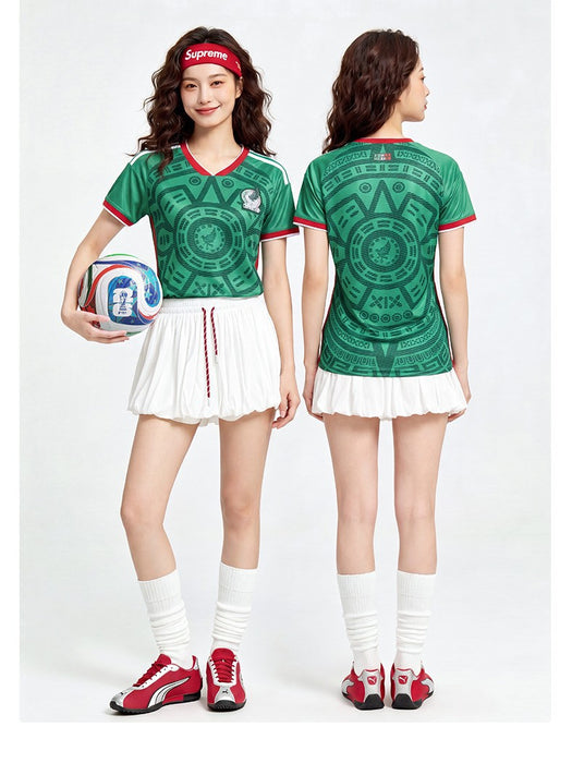Wholesale Football Jersey Crop Top Summer Casual Sportswear for Fans Gift Boutique