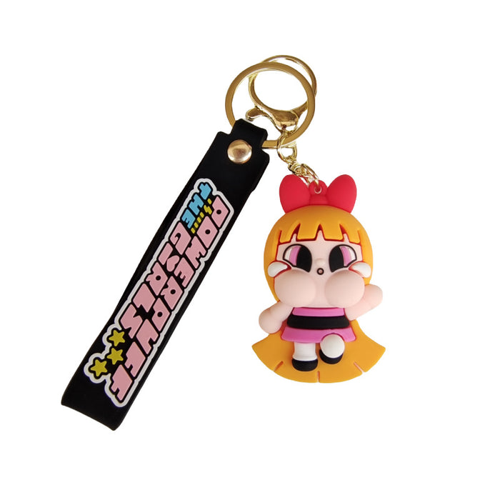 Wholesale Cartoon Silicone Doll Keychain JDC-KC-ZhuoRan028