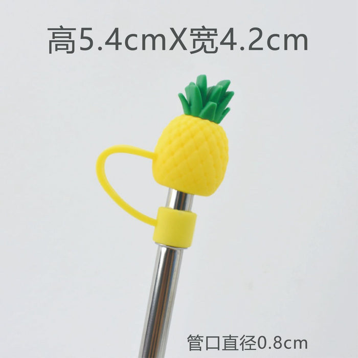 Wholesale 8mm Large Diameter Straw Cap Dropping PVC Straw Dust Cap Universal Straw Dust Stopper
