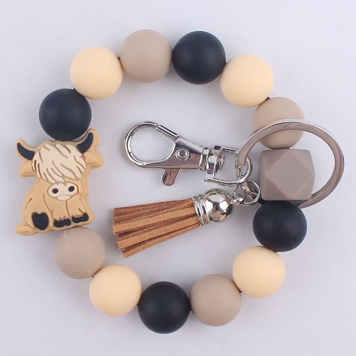 Wholesale Cartoon silicone keychain accessories