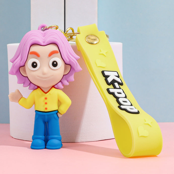 Wholesale Kpop Bag Charm Anime Keychain