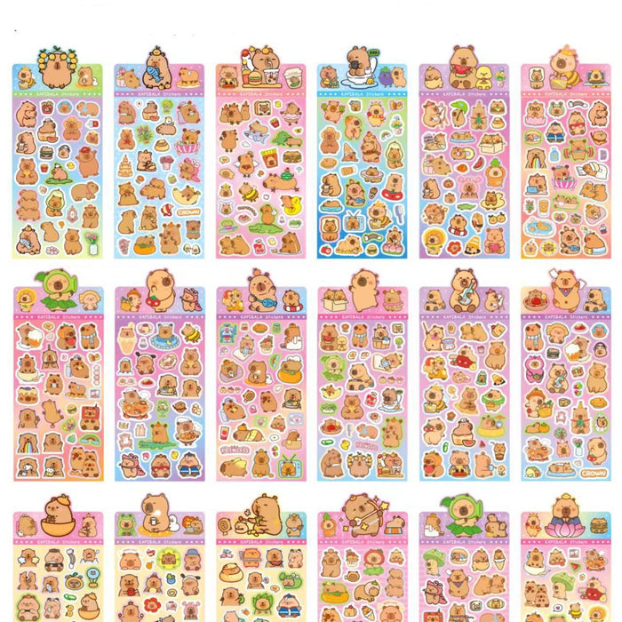 Wholesale Creative DIY Cute Cartoon Character Laser Stickers