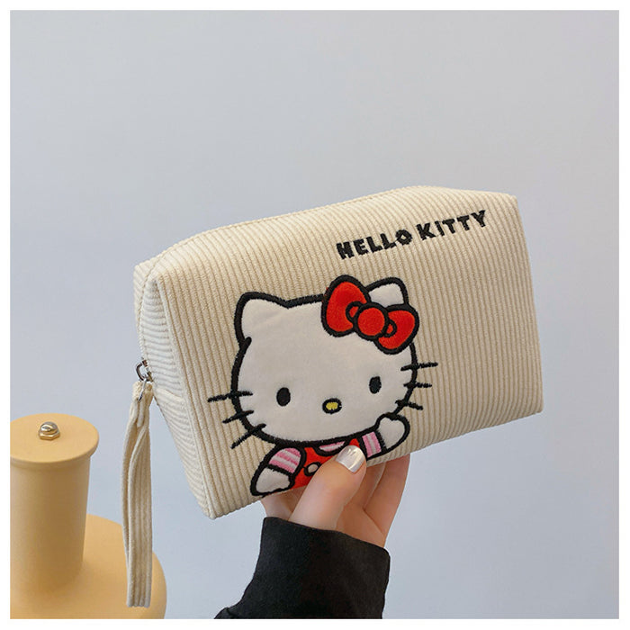 Wholesale Corduroy Cartoon Handy Cosmetic bag JDC-CB-Lihong001