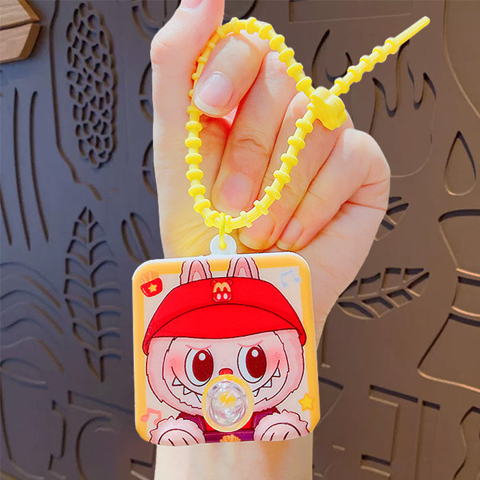 Wholesale Cartoon Plush Square Keychain Pendant Bag Car Keychain Gift