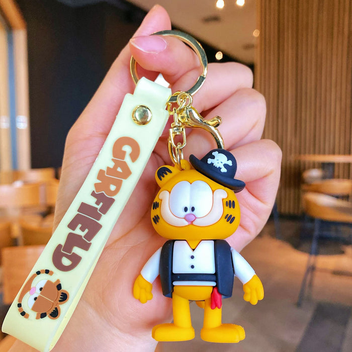 Wholesale Cute silicone cat keychain