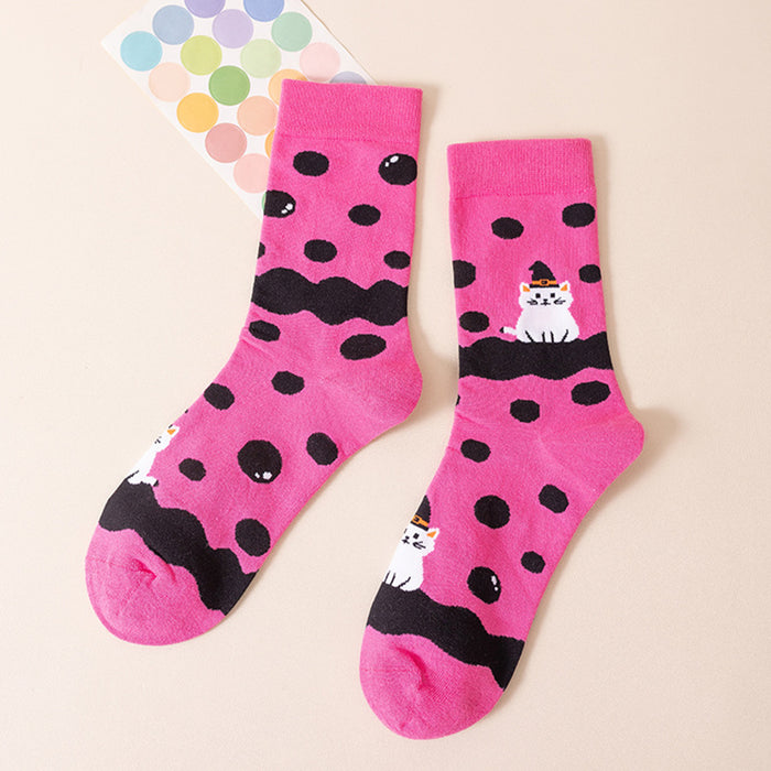 Wholesale  Pink Cat Socks