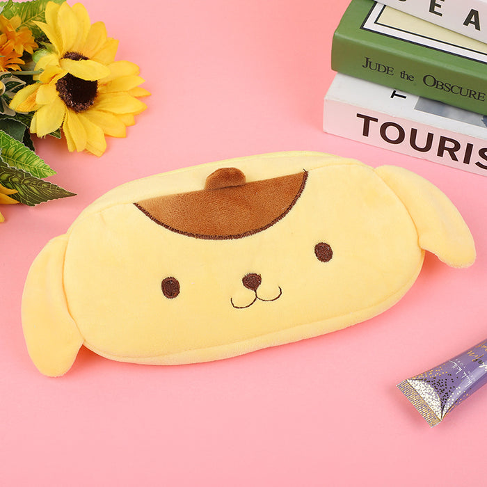 Wholesale Cute Plush Embroidered Pencil Cases