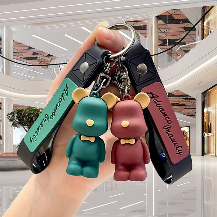 Wholesale bear key chain pendant cute bear doll exquisite bag hanging accessories gift