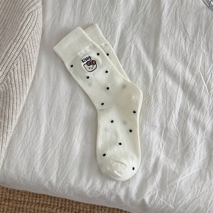 Wholesale Socks Children Anime Cartoon Women Middle Socks Cotton Socks