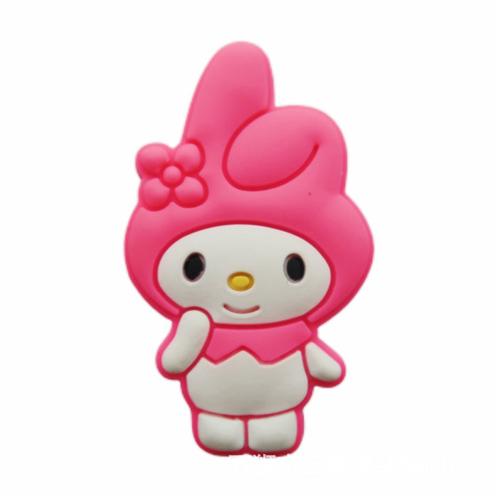 Wholesale 100 Pcs Shoe Flower Shoe Buckle Hole Shoe Accessories PVC Soft Glue Jewelry