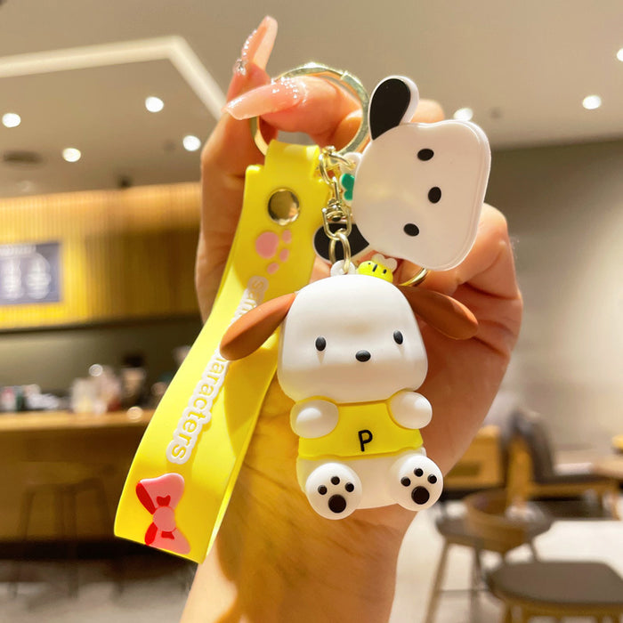 Wholesale Silicone Cartoon Doll Keychain JDC-KC-JuJi021