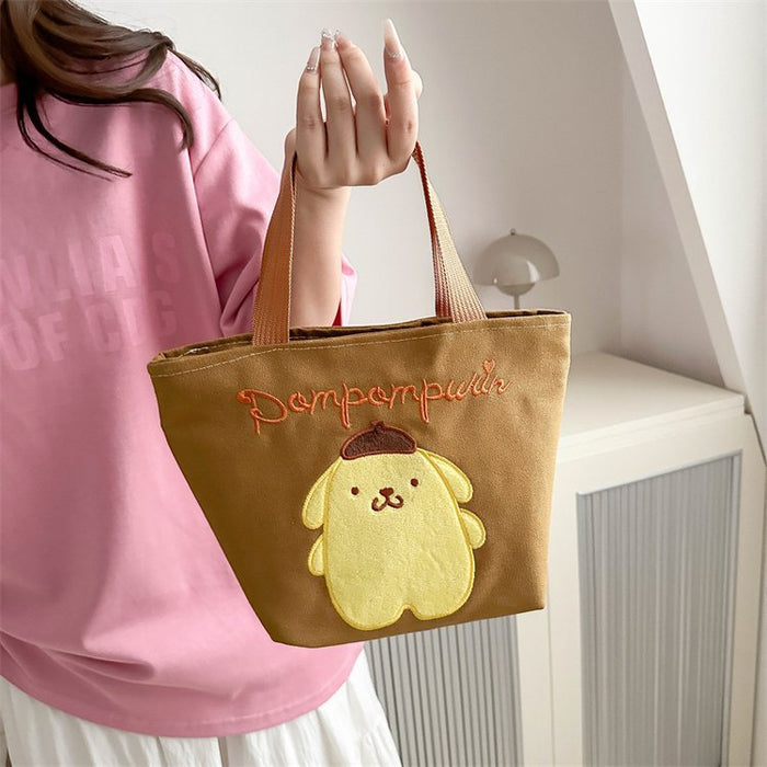 Wholesale Canvas Handbag Cartoon Character Lunch Bag Teen Girl Gift MOQ≥2