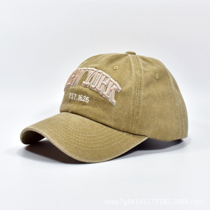 Wholesale Washed Cotton Hat Embroidered Outdoor Baseball Cap