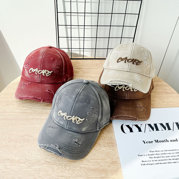 Wholesale Wide brimmed hood, cotton soft top baseball cap, sun protection and duckbill cap