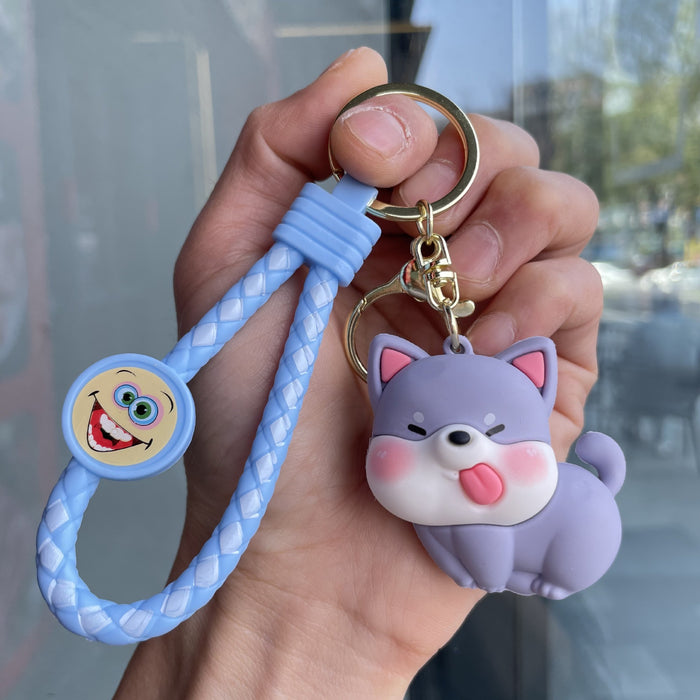 Wholesale Cartoon keychain, cute cartoon doll, car keychain, couple's bag, pendant, small gift wholesale