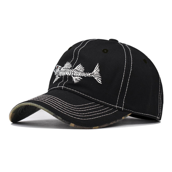 Wholesale Embroidered baseball cap, versatile and personalized outdoor duckbill cap