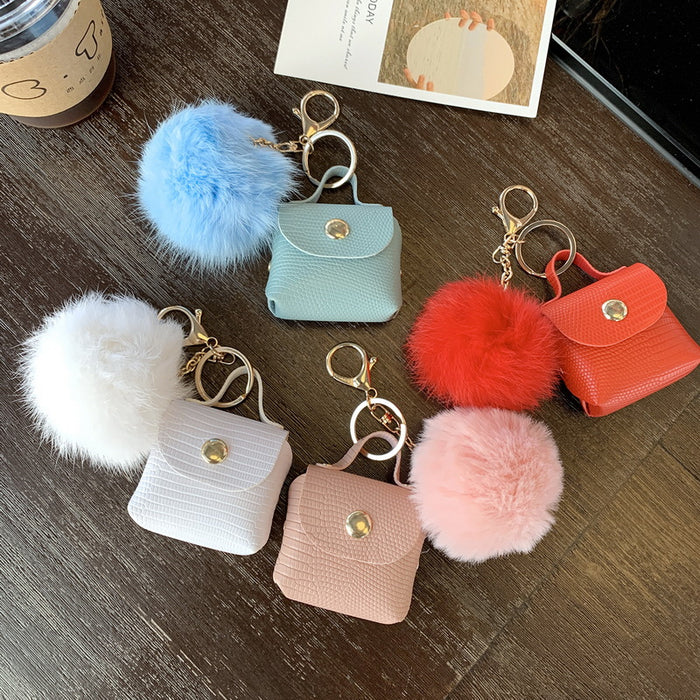 Wholesale Hair Ball Keychain Bags Hanging Accessories for Backpacks Hanging Pendants for Mini Suitcases Hanging Accessories for Backpacks JDC-KC-JF002