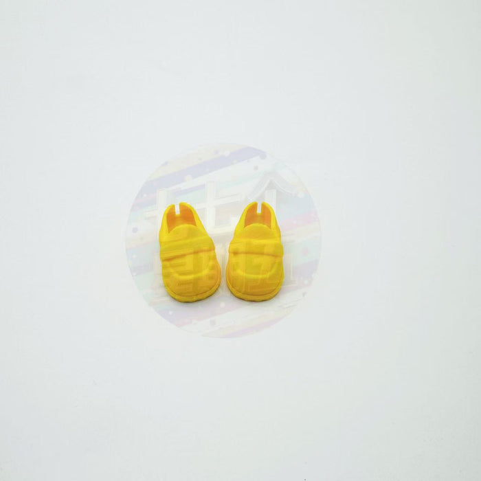 Wholesale cotton doll can stand and change imitation leather shoes high heels business casual shoes