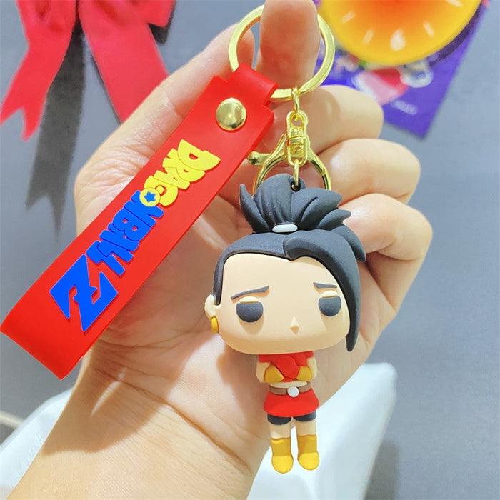 Wholesale Cartoon New  Silicone Doll  Keychain Pendant Cartoon Characters