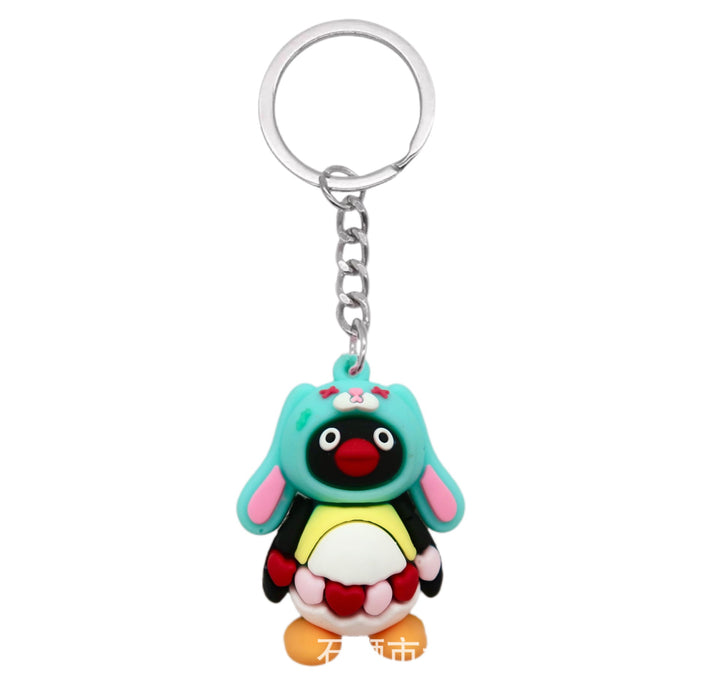 Wholesale 10pcs  Penguin keychain doll pendant bear keychain doll car bag pendant