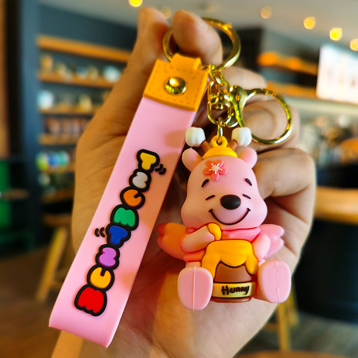 Wholesale Cartoon Doll Silicone Keychain JDC-KC-Tingm207