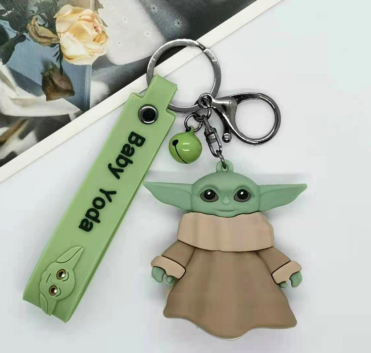 Wholesale Animation Cartoon alien Baby Doll Keychain Pendant Bag Gift