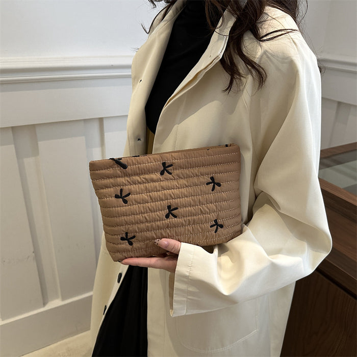 Wholesale Bow Embroidery Clutch Bag JDC-HB-PuHui001